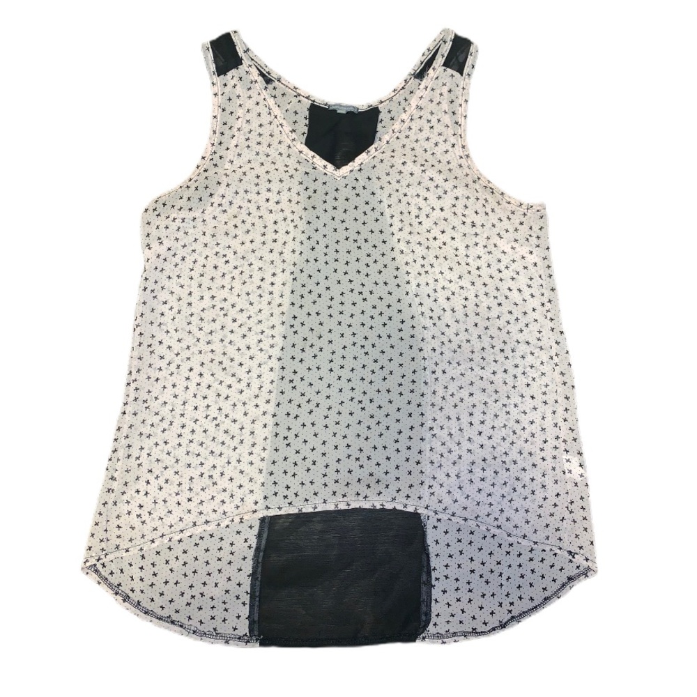 Charlotte Russe Sheer Tank Top Blouse Small